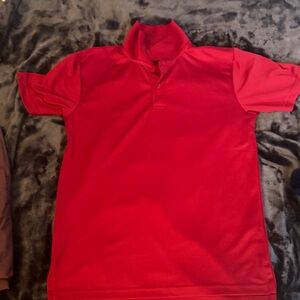 Place Vibrant Red Kids Polo Shirt
